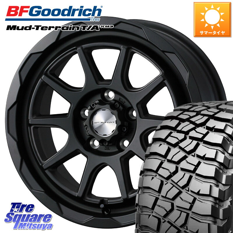 WEDS マッドヴァンス 06 MUD VANCE 06 ウエッズ 16インチ 16 X 7.0J +38 5穴 114.3 BF Goodrich KM3 TA グッドリッチ マッドテレーン Mud-Terrain T/A 225/75R16