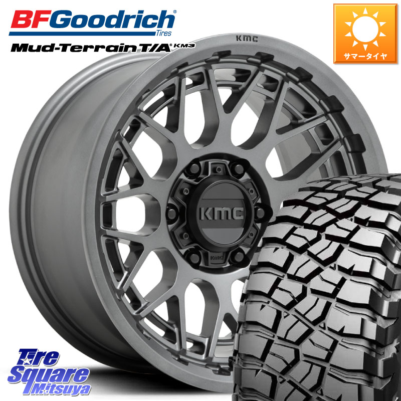 BF Goodrich KM3 TA グッドリッチ マッドテレーン Mud-Terrain T/A 265/65R17KMC KM722 TECHNIC Anthracite 6Lug 17インチ 17X8.5J 18 6穴 139.7 GUN226ハイラックス トライトンGSR ランドクルーザー プラド カスタムサイズ ハイラックス HILUX|タイヤスクエアミツヤ