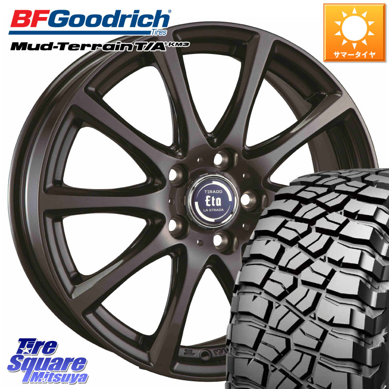 BF Goodrich KM3 TA グッドリッチ マッドテレーン Mud-Terrain T/A 225/75R16阿部商会 ティラード イータ 16X6.5J 48 5穴 114.3 CX-5 CX5 MAZDA｜タイヤスクエアミツヤ
