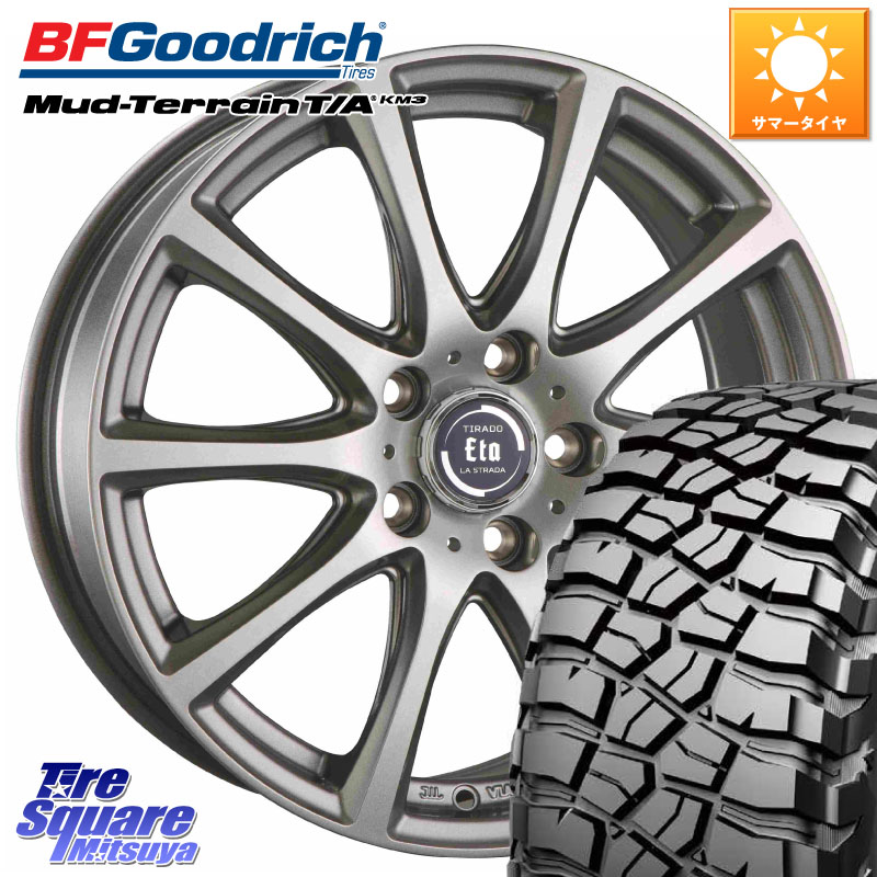 BF Goodrich KM3 TA グッドリッチ マッドテレーン Mud-Terrain T/A 225/75R16阿部商会 ティラード イータ 16X6.5J 48 5穴 114.3 CX-5 CX5 MAZDA｜タイヤスクエアミツヤ