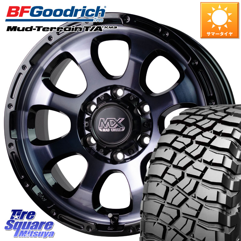 BF Goodrich KM3 TA グッドリッチ マッドテレーン Mud-Terrain T/A 265/70R17HotStuff マッドクロス GRACE グレイス BKC 6H 在庫● ホイール 17インチ ★サマーセール★ 17X8.0J 20 6穴 139.7 ランドクルーザーFJ トライトン 4Runner Tacoma ランドクルーザー プラド｜タイヤスクエアミツヤ 123,350円