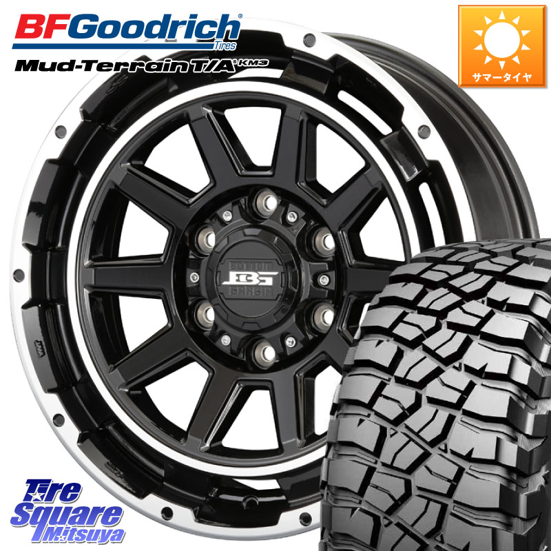 BF Goodrich KM3 TA グッドリッチ マッドテレーン Mud-Terrain T/A 265/70R17KOSEI ボトムガルシア ディグレ ホイール 17X8.0J 20 6穴 139.7 ランドクルーザーFJ トライトン 4Runner Tacoma ランドクルーザー プラド カスタムサイズ FJクルーザー|タイヤスクエアミツヤ