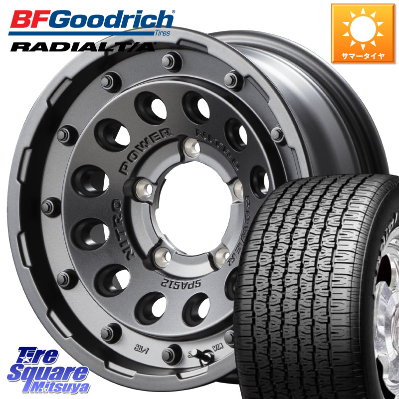 BF Goodrich ラジアル TA T/A グッドリッチ Radial ホワイトレター サマータイヤ 225/70R15MANARAY MID ナイトロパワー H12 SHOTGUN BB インセット-5 15インチ 15X6.0J 0 5穴 139.7 ジムニ&minus;シエラ/ノマド(カスタム)｜タイヤスクエアミツヤ
