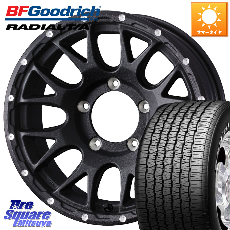 BF Goodrich ラジアル TA T/A グッドリッチ Radial ホワイトレター サマータイヤ 215/70R15WEDS 41124 マッドヴァンス08 MUD VANCE 08 BK ホイール 15インチ 15X6.0J 0 5穴 139.7 ジムニ&minus;シエラ/ノマド(カスタム)｜タイヤスクエアミツヤ 102,911円