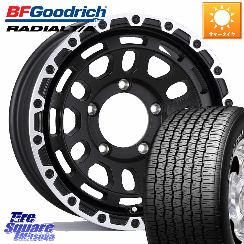 阿部商会 LA STRADA DISCOVER ホイール 15インチ 15 X 6.0J +0 5穴 139.7 BF Goodrich ラジアル TA T/A グッドリッチ Radial ホワイトレター サマータイヤ 215/70R15 ジムニ－シエラ・ノマド(カスタム) 94,408円