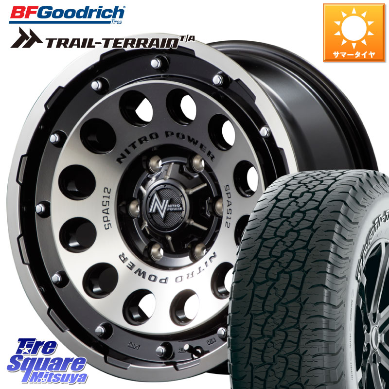 MANARAY MID ナイトロパワー H12 SHOTGUN BC 17インチ 17 X 8.0J +20 6穴 139.7 BF Goodrich Trail-Terrain TA トレイルテレーン T/A アウトラインホワイトレター 265/65R17 GUN125ハイラックスHILUX 150系ランドクルーザープラド トライトンGSR