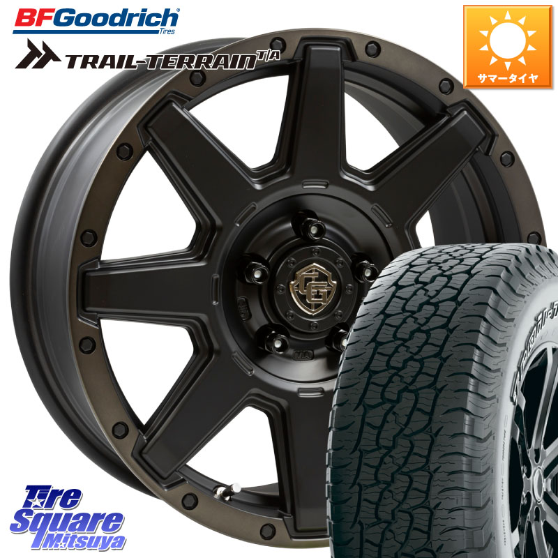 WEDS CROSS OVER GARMENTS StyleU 17インチ 17 X 7.0J +35 5穴 114.3 BF Goodrich Trail-Terrain TA トレイルテレーンT/A アウトラインホワイトレター 245/65R17