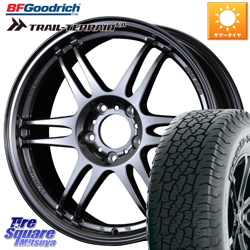 BF Goodrich Trail-Terrain TA トレイルテレーンT/A アウトラインホワイトレター 245/65R17KOSEI 軽量 K-1 Racing.REV K1 レーシング ドット レヴ 17X7.0J 42 5穴 114.3 デリカD:5 D5 カスタムサイズ｜タイヤスクエアミツヤ 134,640円