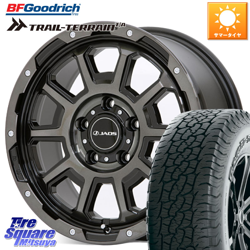 BF Goodrich Trail-Terrain TA トレイルテレーンT/A アウトラインホワイトレター 245/65R17JAOS JAOS ADAMAS BL5 ジャオス アダマス ビーエルファイブ 17インチ 17X7.5J 40 5穴 114.3 RAV4 50系 カスタム デリカD:5 D5 カスタムサイズ｜タイヤスクエアミツヤ