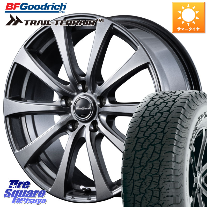 MANARAY MID EuroSpeed G10 在庫● ホイール 17インチ 17 X 7.0J +38 5穴 114.3 BF Goodrich Trail-Terrain TA トレイルテレーンT/A アウトラインホワイトレター 225/65R17 50系RAV4 80系ハリアー T32エクストレイル CX-5 CX-8 BT5レガシィアウトバック