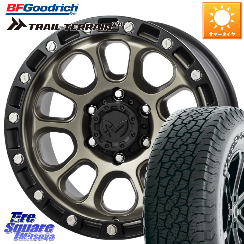 MKW M204 コヨーテブロンズ ホイール 17インチ 17 X 8.0J +43 5穴 127 BF Goodrich Trail-Terrain TA トレイルテレーンT/A アウトラインホワイトレター 255/75R17 クライスラー ジープ ラングラー JK系 クライスラー ジープ ラングラー JL系 156,980円