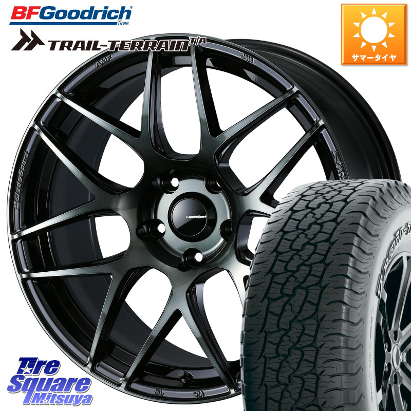 BF Goodrich Trail-Terrain TA トレイルテレーンT/A アウトラインホワイトレター 245/65R17WEDS WedsSport SA-27R SA27R ウェッズ スポーツ ホイール 17インチ 17X7.0J 40 5穴 114.3 RAV4 50系 カスタム デリカD:5 D5 カスタムサイズ｜タイヤスクエアミツヤ