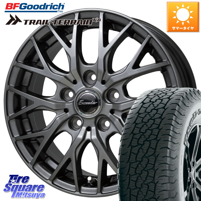 HotStuff Exceeder E05-2 ホイール 17インチ エクシーダ 17 X 7.0J +38 5穴 114.3 BF Goodrich Trail-Terrain TA トレイルテレーンT/A アウトラインホワイトレター 245/65R17 106,635円