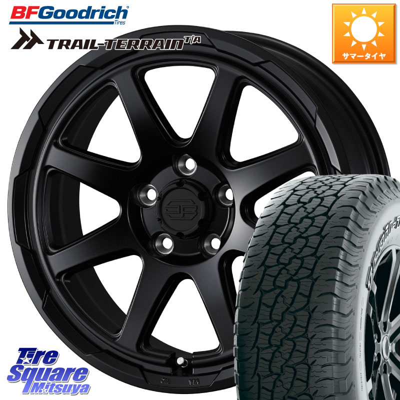WEDS STADTBERGE BLK スタットベルク ホイール 17インチ 17 X 7.0J +38 5穴 114.3 BF Goodrich Trail-Terrain TA トレイルテレーンT/A アウトラインホワイトレター 245/65R17