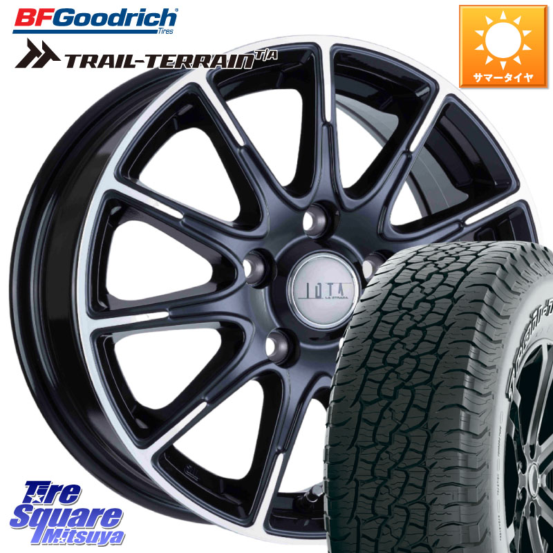 阿部商会 TIRADO IOTA イオタ ホイール 17インチ 17 X 7.0J +53 5穴 114.3 BF Goodrich Trail-Terrain TA トレイルテレーンT/A アウトラインホワイトレター 225/65R17 BT5レガシィアウトバック