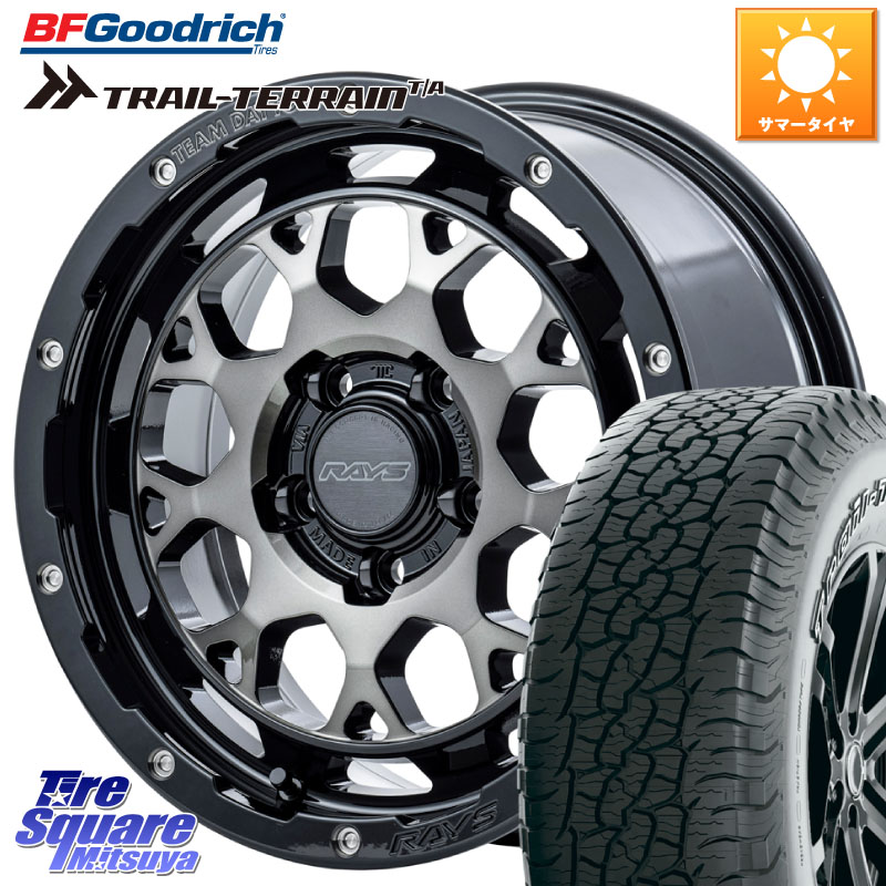 BF Goodrich Trail-Terrain TA トレイルテレーンT/A アウトラインホワイトレター 245/65R17RAYS 【欠品次回2月末】 TEAM DAYTONA M9+ ホイール 17インチ 17X7.0J 40 5穴 114.3 RAV4 50系 カスタム デリカD:5 D5 カスタムサイズ|タイヤスクエアミツヤ