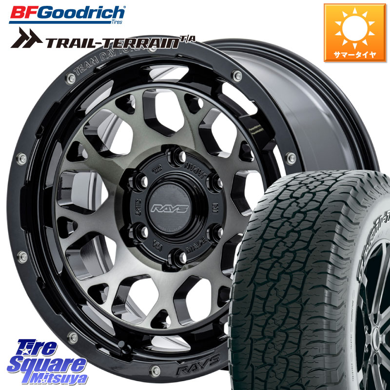 BF Goodrich Trail-Terrain TA トレイルテレーン T/A アウトラインホワイトレター 265/65R17RAYS 【欠品次回2月末】 TEAM DAYTONA M9+ ホイール 17インチ 17X8.0J 0 6穴 139.7 トライトン Tacoma ランドクルーザー プラド カスタムサイズ ハイラックス HILUX｜タイヤスクエアミツヤ