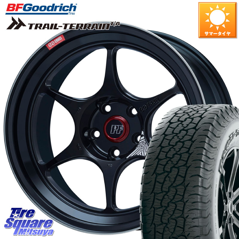 ENKEI エンケイ PerformanceLine PF06 BK ホイール 17インチ 17 X 7.5J +38 5穴 114.3 BF Goodrich Trail-Terrain TA トレイルテレーンT/A アウトラインホワイトレター 245/65R17