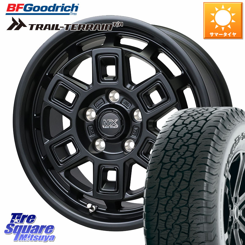 HotStuff MAD CROSS AEVER マッドクロス アイヴァー ホイール 17インチ 17 X 7.0J +38 5穴 114.3 BF Goodrich Trail-Terrain TA トレイルテレーンT/A アウトラインホワイトレター 245/65R17