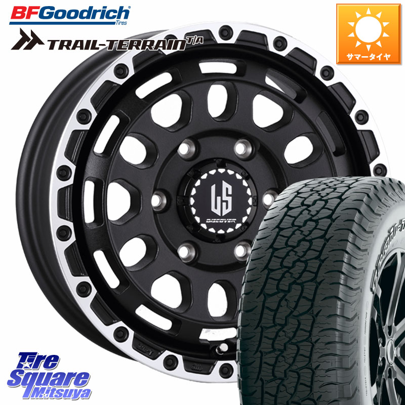 阿部商会 LA STRADA DISCOVER ホイール 17インチ 17 X 8.0J +20 6穴 139.7 BF Goodrich Trail-Terrain TA トレイルテレーン T/A アウトラインホワイトレター 265/65R17 GUN125ハイラックスHILUX 150系ランドクルーザープラド トライトンGSR