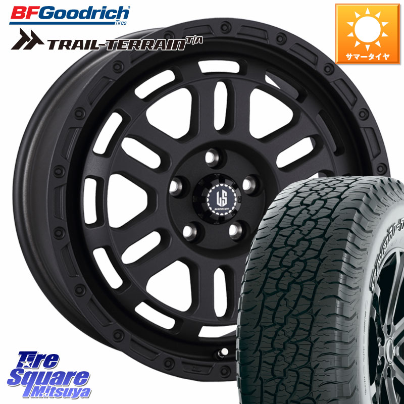 阿部商会 LA STRADA DISCOVER ホイール 17インチ 17 X 7.0J +38 5穴 114.3 BF Goodrich Trail-Terrain TA トレイルテレーンT/A アウトラインホワイトレター 245/65R17
