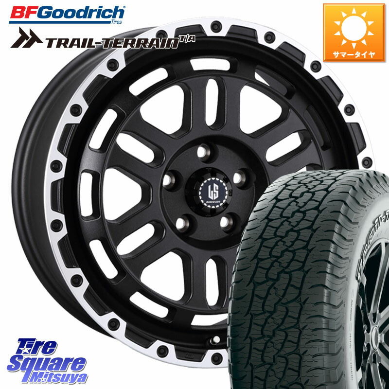 阿部商会 LA STRADA DISCOVER ホイール 18インチ 18 X 8.0J +40 5穴 127 BF Goodrich Trail-Terrain TA トレイルテレーンT/A アウトラインホワイトレター 275/65R18 クライスラー ジープ ラングラー JK系 クライスラー ジープ ラングラー JL系