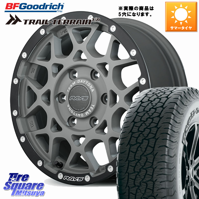 RAYS 【欠品次回4~5月】 M8 TEAM DAYTONA ホイール 17インチ 17 X 7.0J +32 5穴 114.3 BF Goodrich Trail-Terrain TA トレイルテレーンT/A アウトラインホワイトレター 245/65R17