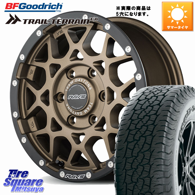 BF Goodrich Trail-Terrain TA トレイルテレーンT/A アウトラインホワイトレター 245/65R17RAYS 【欠品次回要問合せ】 M8 TEAM DAYTONA ホイール 17インチ 17X7.0J 32 5穴 114.3 RAV4 50系 カスタム デリカD:5 D5 カスタムサイズ|タイヤスクエアミツヤ