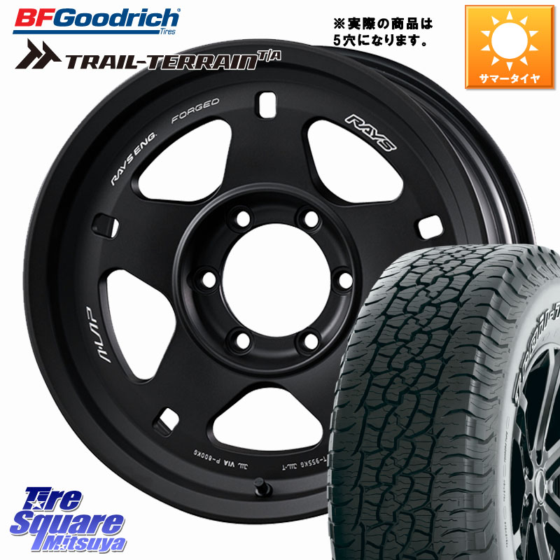 RAYS 【欠品次回4~5月】 A LAP-05X 鍛造 ホイール 18インチ 18 X 8.0J +20 6穴 139.7 BF Goodrich Trail-Terrain TA トレイルテレーンT/A アウトラインホワイトレター 265/65R18
