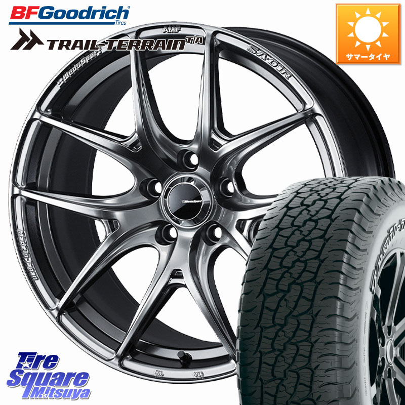 BF Goodrich Trail-Terrain TA トレイルテレーンT/A アウトラインホワイトレター 245/65R17WEDS WedsSport SA-01R SA01R ウェッズ スポーツ ホイール 17インチ 17X7.0J 40 5穴 114.3 RAV4 50系 カスタム デリカD:5 D5 カスタムサイズ｜タイヤスクエアミツヤ