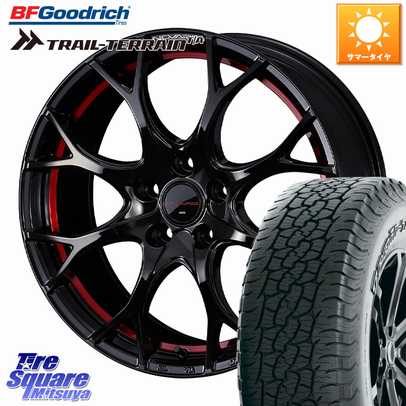 WEDS NOVARIS ROHGUE UY ノヴァリス ホイール 17インチ ローグ 17 X 7.0J +42 5穴 114.3 BF Goodrich Trail-Terrain TA トレイルテレーンT/A アウトラインホワイトレター 245/65R17