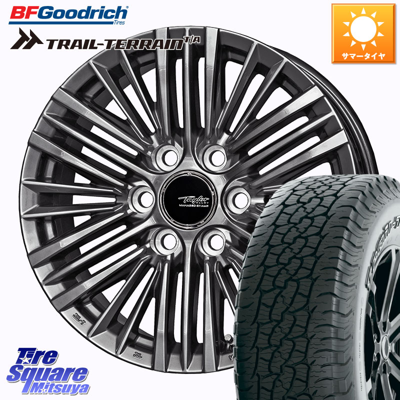 KYOHO TAYLOR TL-1 平座仕様(レクサス・トヨタ専用) ホイール 18インチ 18 X 8.0J(M14) +50 6穴 139.7 BF Goodrich Trail-Terrain TA トレイルテレーンT/A アウトラインホワイトレター 265/65R18 ランクル300 ランクル250