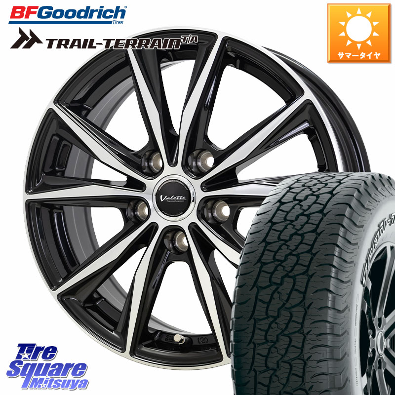 BF Goodrich Trail-Terrain TA トレイルテレーンT/A アウトラインホワイトレター 245/65R17HotStuff Valette Sting ヴァレット スティング ホイール 17インチ 17X7.0J 48 5穴 114.3 CX-5 CX5 MAZDA｜タイヤスクエアミツヤ