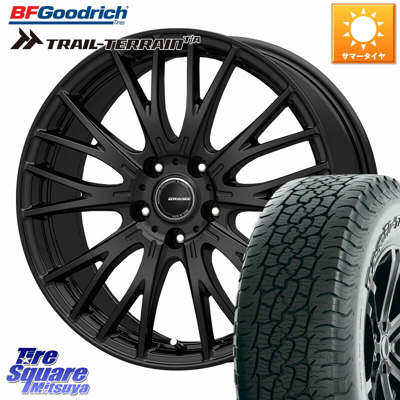 KOSEI QRASIZ クレイシズ SE48 ホイール 17インチ 17 X 7.0J +40 5穴 114.3 BF Goodrich Trail-Terrain TA トレイルテレーンT/A アウトラインホワイトレター 245/65R17