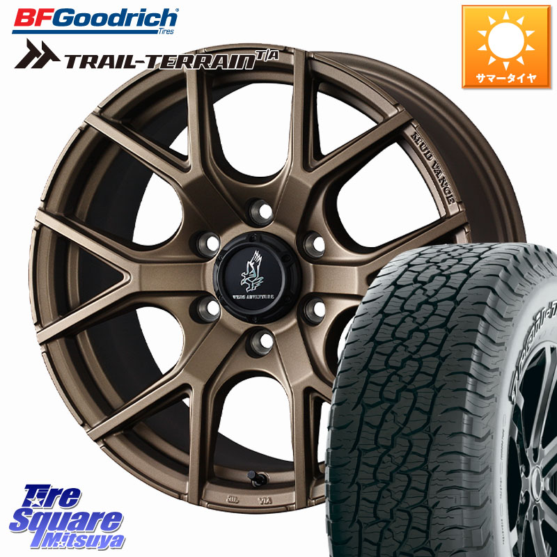 WEDS 【欠品次回4月中旬】 MUDVANCE SD ホイール 18インチ マッドヴァンス 18 X 9.0J(M14) +50 6穴 139.7 BF Goodrich Trail-Terrain TA トレイルテレーンT/A アウトラインホワイトレター 275/65R18