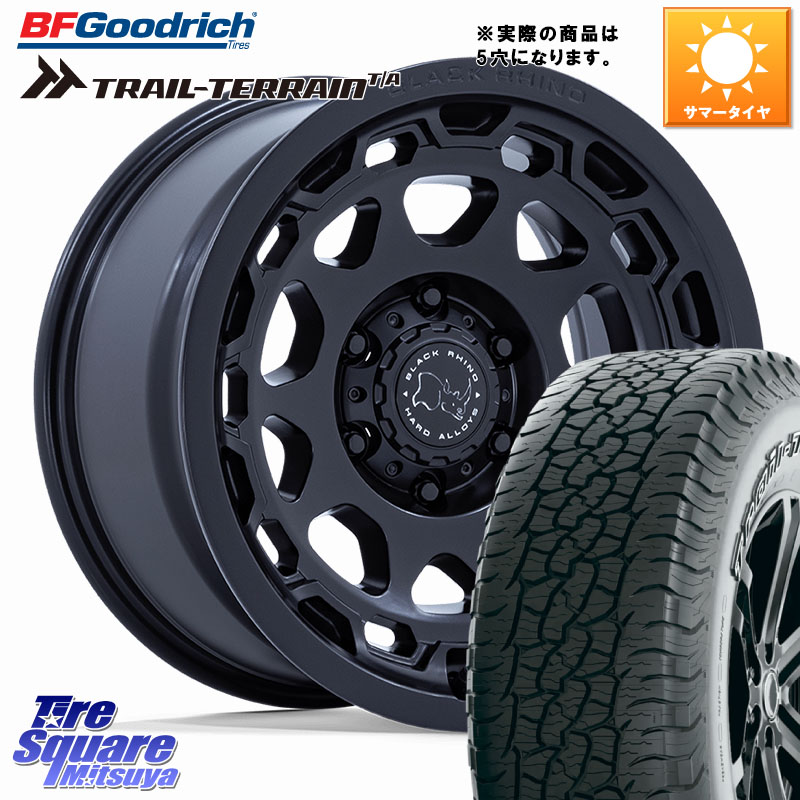 BLACK RHINO CONGO コンゴ ホイール 17インチ ブラックライノ◇参考画像 17 X 8.5J +35 5穴 114.3 BF Goodrich Trail-Terrain TA トレイルテレーンT/A アウトラインホワイトレター 245/65R17 177,910円