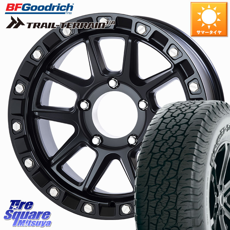 MKW M205 US SPEC ※インセット-10 ホイール 17インチ 17 X 8.5J +0 5穴 150 BF Goodrich Trail-Terrain TA トレイルテレーン T/A アウトラインホワイトレター 265/65R17 ランドクルーザー 70(復刻版)