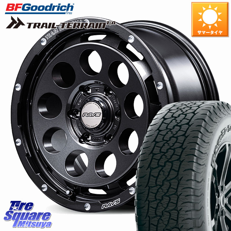RAYS 【欠品次回要問合せ】 TEAM DAYTONA D9 Spec-M ホイール 18インチ 18 X 8.5J(M14) +55 6穴 139.7 BF Goodrich Trail-Terrain TA トレイルテレーンT/A アウトラインホワイトレター 265/65R18 ランクル300 ランクル250