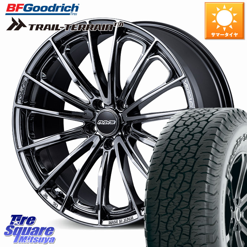 BF Goodrich Trail-Terrain TA トレイルテレーンT/A アウトラインホワイトレター 245/65R17RAYS VERSUS VOUGE SE ホイール 17インチ 17X7.0J 40 5穴 114.3 RAV4 50系 カスタム デリカD:5 D5 カスタムサイズ|タイヤスクエアミツヤ