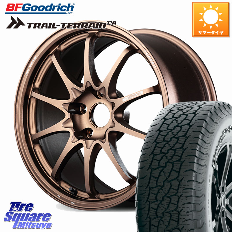 RAYS 【欠品次回10~11月】 CE28N-plus VOLK RACING 鍛造 ホイール 17インチ 17 X 7.5J +48 5穴 114.3 BF Goodrich Trail-Terrain TA トレイルテレーンT/A アウトラインホワイトレター 225/65R17 T32エクストレイル CX-5 CX-8 BT5レガシィアウトバック