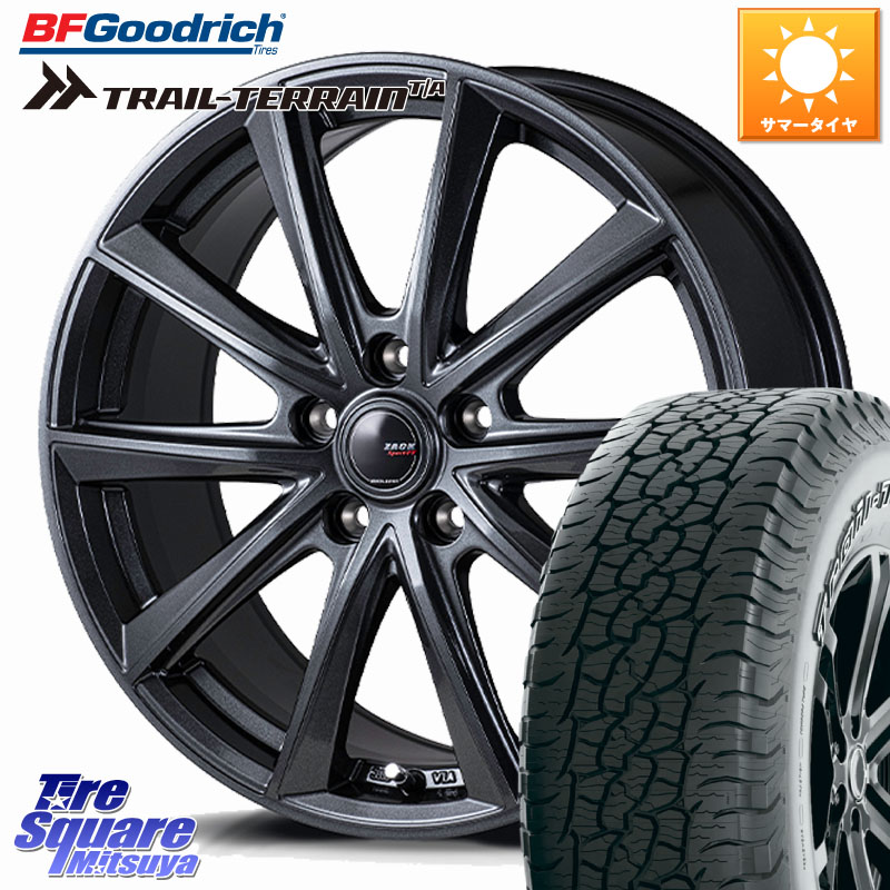BF Goodrich Trail-Terrain TA トレイルテレーンT/A アウトラインホワイトレター 245/65R17Japan三陽 ZACK Sport-FT ホイール 17インチ 17X7.0J 48 5穴 114.3 CX-5 CX5 MAZDA|タイヤスクエアミツヤ