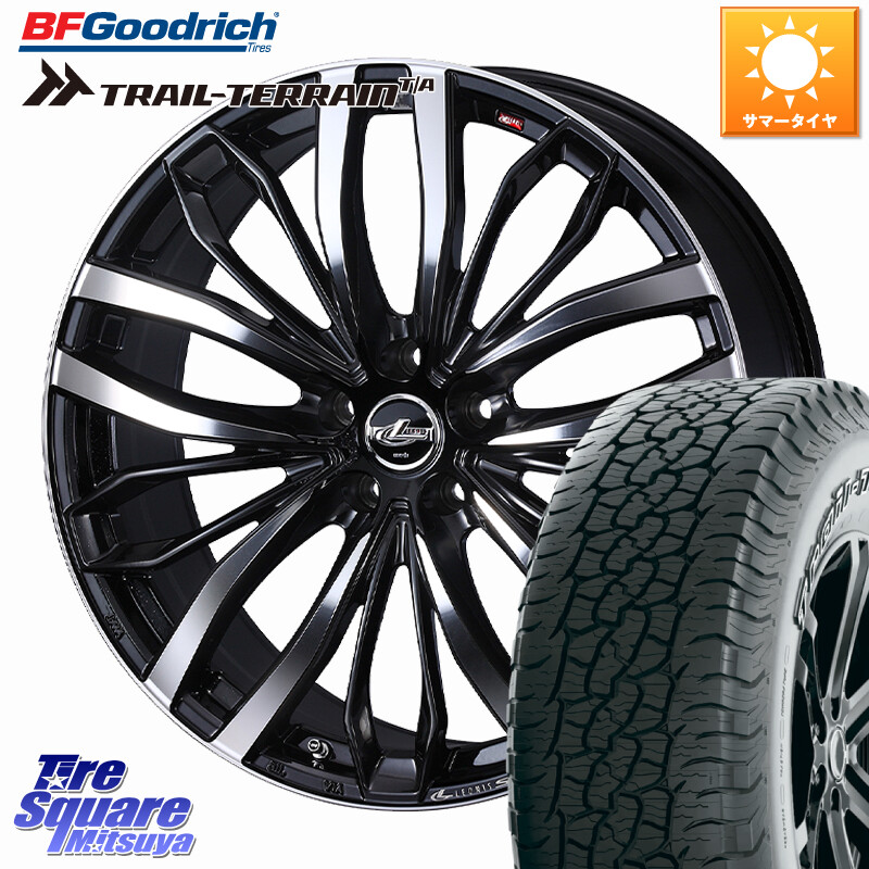 BF Goodrich Trail-Terrain TA トレイルテレーンT/A アウトラインホワイトレター 245/65R17WEDS LEONIS SC レオニスSC ホイール 17インチ 17X7.0J 42 5穴 114.3｜タイヤスクエアミツヤ