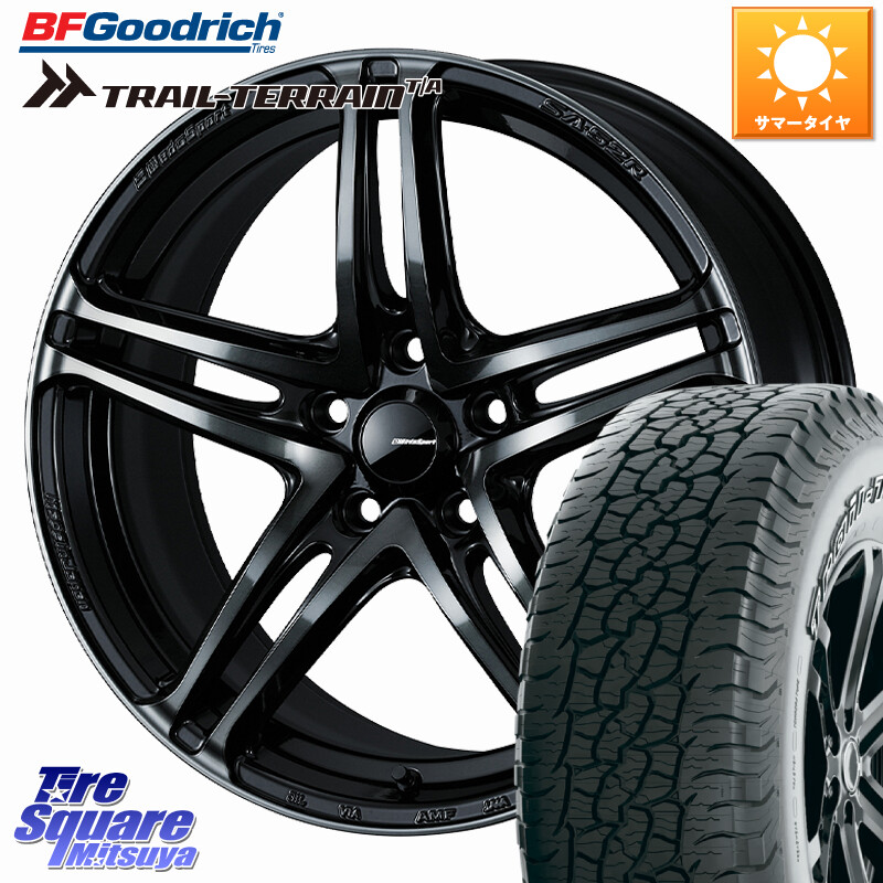 BF Goodrich Trail-Terrain TA トレイルテレーンT/A アウトラインホワイトレター 245/65R17WEDS WedsSport SA-52R SA52R ウェッズ スポーツ ホイール 17インチ 17X7.5J 45 5穴 114.3 CX-5 CX5 MAZDA｜タイヤスクエアミツヤ