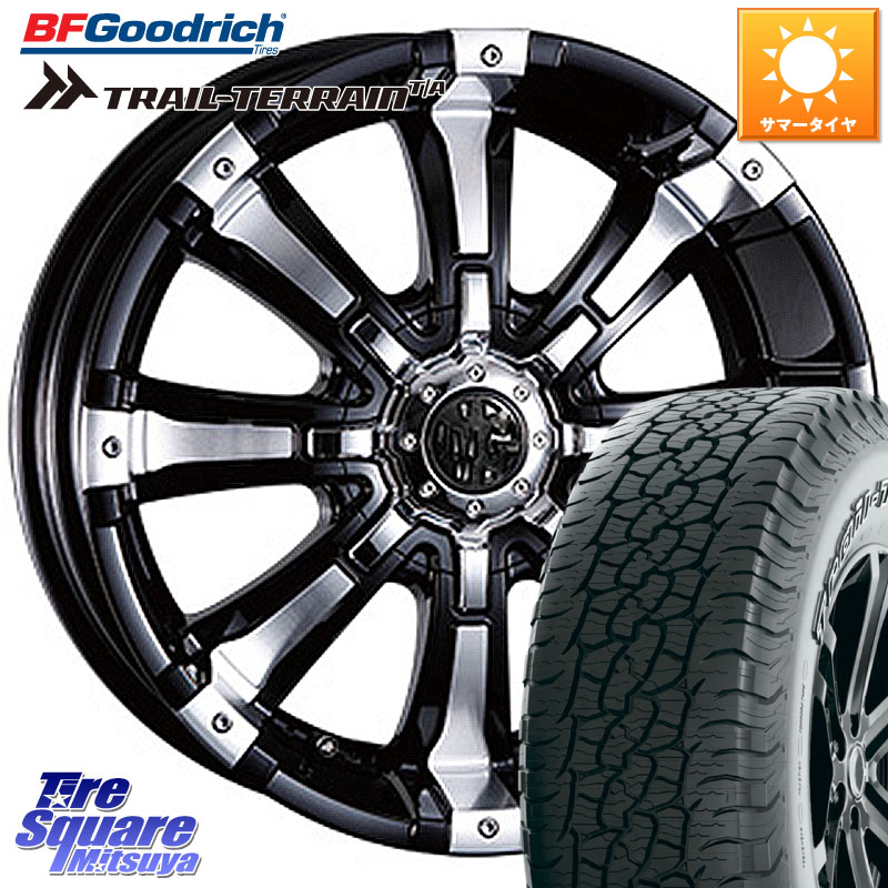 CRIMSON クリムソン BEAST ビースト ホイール 17インチ 17 X 8.0J(US) +25 6穴 139.7 BF Goodrich Trail-Terrain TA トレイルテレーン T/A アウトラインホワイトレター 265/65R17