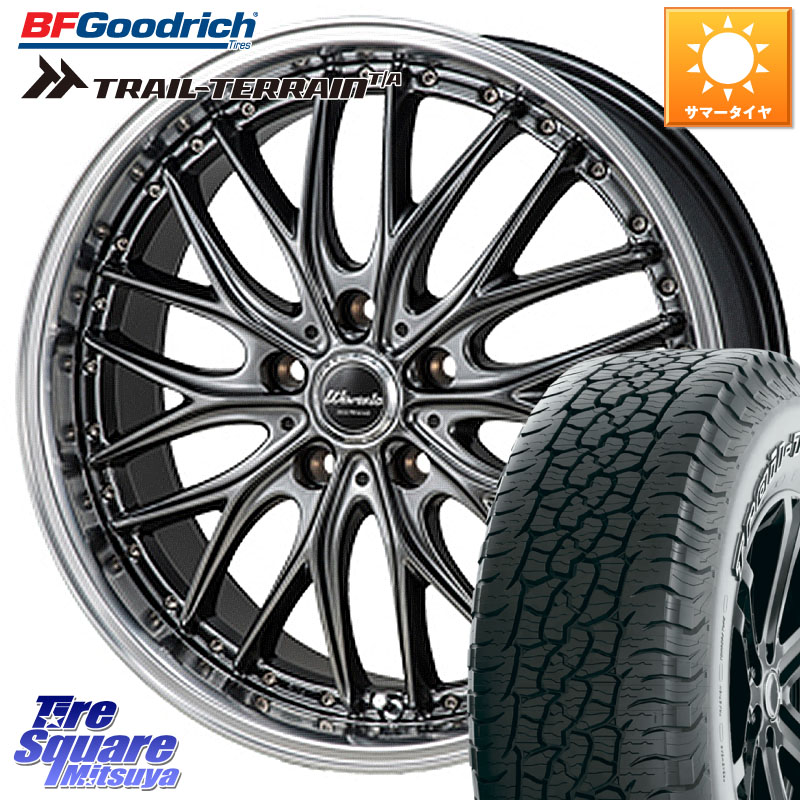 MONZA Warwic DEEPRAND ホイール 17 X 7.0J +38 5穴 114.3 BF Goodrich Trail-Terrain TA トレイルテレーンT/A アウトラインホワイトレター 225/65R17 50系RAV4 80系ハリアー T32エクストレイル CX-5 CX-8 BT5レガシィアウトバック