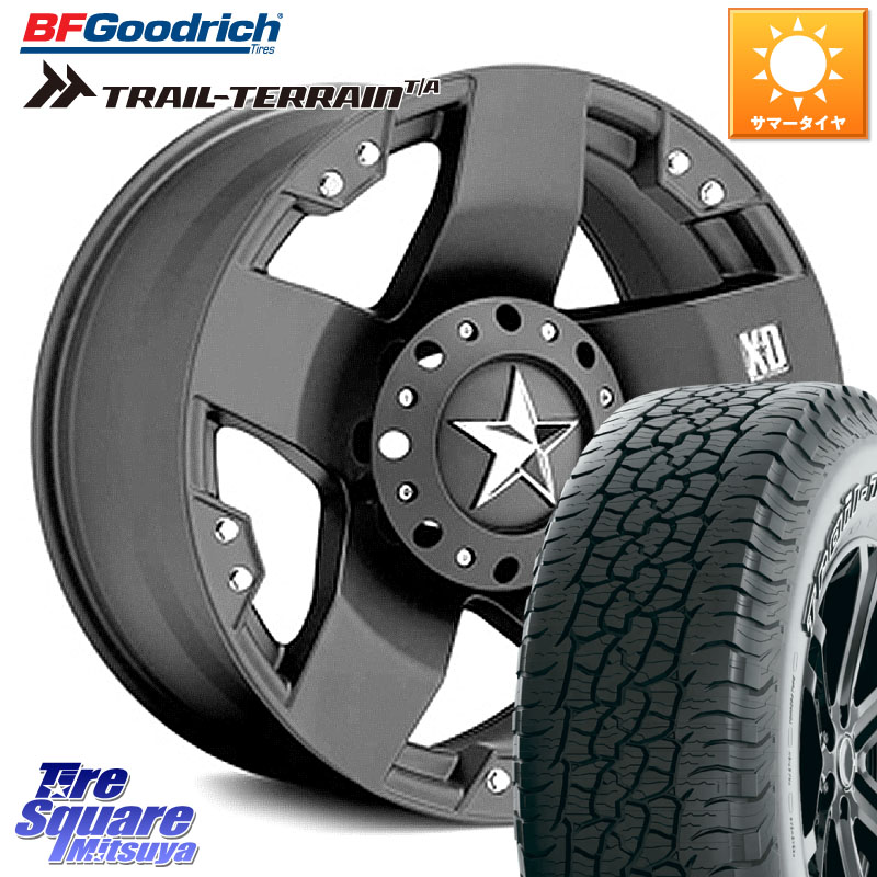 BF Goodrich Trail-Terrain TA トレイルテレーンT/A アウトラインホワイトレター 245/65R17KMC XD775ROCKSTAR ホイール 17インチ ロックスター 17X8.0J 35 5穴 114.3 RAV4 50系 カスタム|タイヤスクエアミツヤ