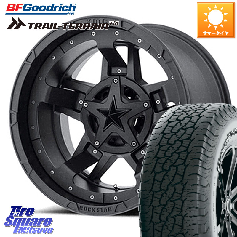 BF Goodrich Trail-Terrain TA トレイルテレーン T/A アウトラインホワイトレター 265/65R17KMC XD827 ROCKSTAR3 ホイール 17インチ ロックスター3 17X8.0J 20 6穴 139.7 GUN226ハイラックス 150系プラド ランクル[FJ] トライトンGSR GUN125ハイラックス Tacoma ハイラ｜タイヤスクエアミツヤ 161,795円