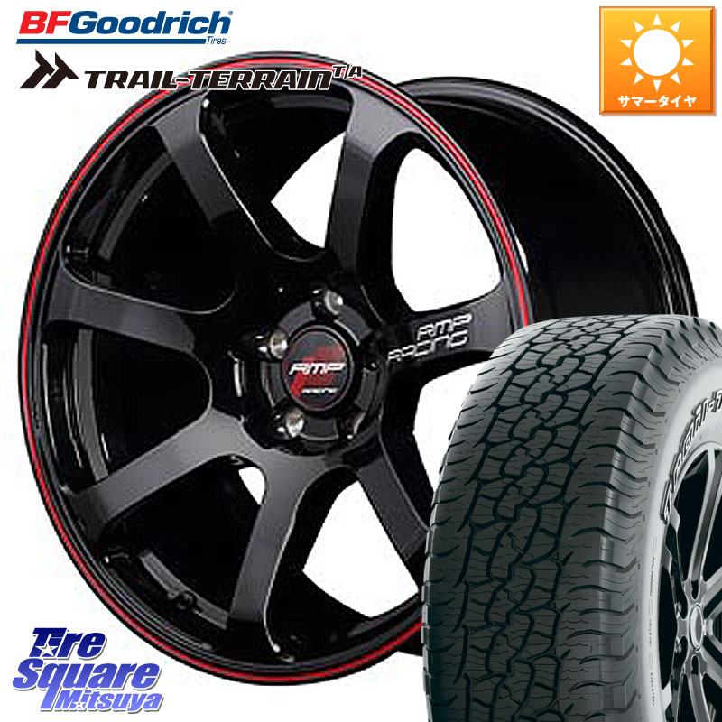 MANARAY MID RMP RACING R07 R-07 アルミホイール 17 X 7.0J +48 5穴 114.3 BF Goodrich Trail-Terrain TA トレイルテレーンT/A アウトラインホワイトレター 225/65R17 T32エクストレイル CX-5 CX-8 BT5レガシィアウトバック
