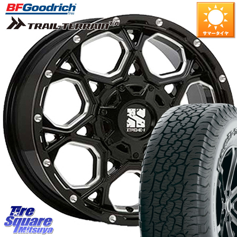 MLJ XJ06 XTREME-J エクストリームJ ホイール 17インチ 17 X 7.5J +40 5穴 127 BF Goodrich Trail-Terrain TA トレイルテレーンT/A アウトラインホワイトレター 255/75R17 クライスラー ジープ ラングラー JK系 クライスラー ジープ ラングラー JL系