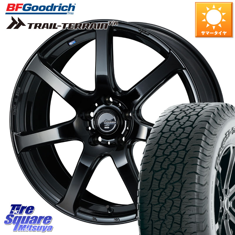 WEDS レオニス Navia ナヴィア07 ウェッズ ホイール 17インチ 17 X 7.0J +53 5穴 114.3 BF Goodrich Trail-Terrain TA トレイルテレーンT/A アウトラインホワイトレター 225/65R17 BT5レガシィアウトバック